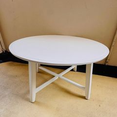 Coffee table ikea white round 90cm