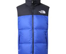 The North Face Retro Nuptse Down Gilet (XL Black/Blue)