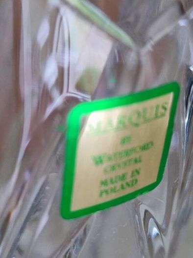 Waterford Marquis Crystal 8 inches Canterbury Vase Scalloped Edge  made in Poland.