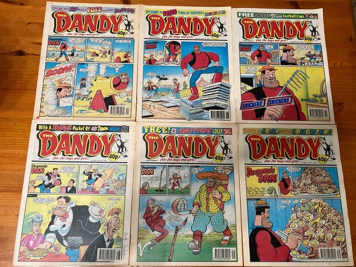 Comics: 'The Dandy' 1995,1996 and 1997 (51 comics)