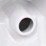 Ceramic Toilet Back Water Flow White Image 7