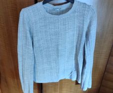 Grey knitwear jumper