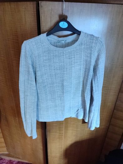 Grey knitwear jumper
