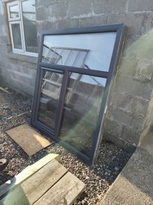 triple glazed antricite grey window
