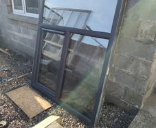 triple glazed antricite grey window