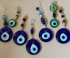 Handmade Evil Eye Christmas Decoration