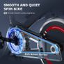 SUMMER SALE | Exercise Bike Indoor Cycling Bike for Home Gym Use with LCD Display, Ipad Holder & Comfortable Seat Cushion Bike Fitness for Home Training Cardio Workout Image 5