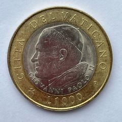 Vatican 1000 Lire Coin