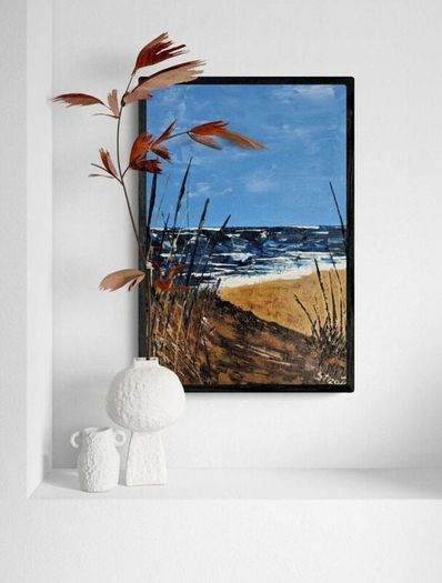 Original hand paint pictures, acrylic paintings by Strzala
