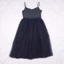 Needle & Thread Dark Blue Navy Sparkling Sequin Diamond Mesh Cami Strap Tulle Midi Dress 10UK/38EU Image 5
