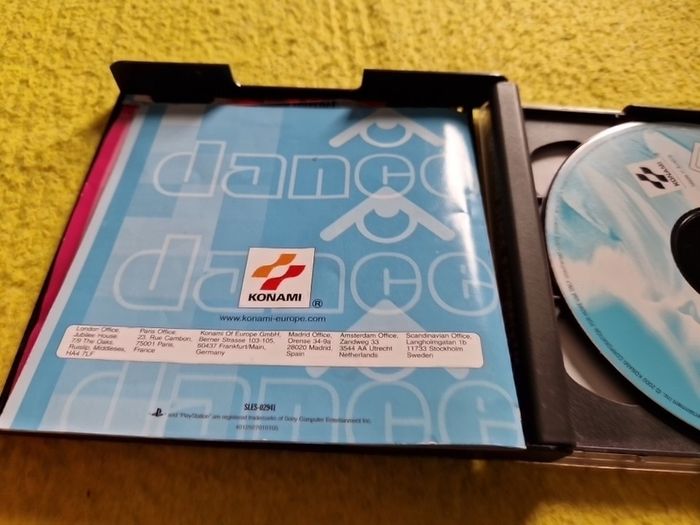 Dancing Stage Euromix PlayStation1 Ps1 PlayStation2 Ps2 Games Original
