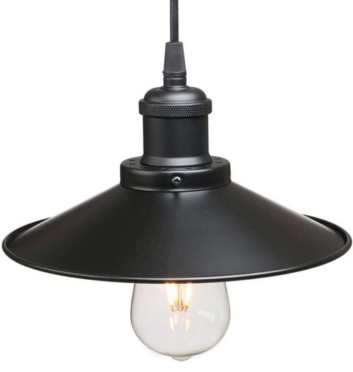 Vintage Industrial Style Ceiling Pendant Lights,Set of 3 Black Metal Pendant Lights,Hanging Light Fixture for Kitchen Island,Farmhouse,Living Room,Bedroom (FREE POSTAGE)