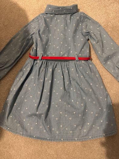 Denim baby girl dress 18-24 m