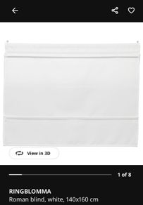 Ikea Roman Blind (White)