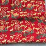 Chinese red embroidered scarf Image 5