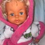 Vintage 1970s Palitoy Tiny Tears  Doll  with topknot 16h 3/4 eye. Image 6