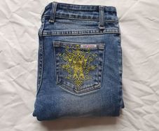 sass & bide slim jeans size 28/32 zip fly denim in excellent condition