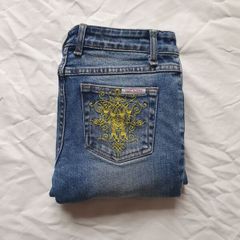 sass & bide slim jeans size 28/32 zip fly denim in excellent condition
