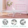 4ft6 Double Bed Frame with High Headboard and Foot Image 4