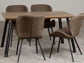 Quebec Straight Edge Dining Set