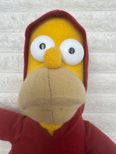 The Simpsons Homer Visit Springfield Plush Matt Groening 2006 approx. 33 cm. Used Please see photos