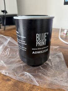 Blue print fuel filter