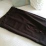 Dark Brown Pencil Skirt - Size 8 Image 2