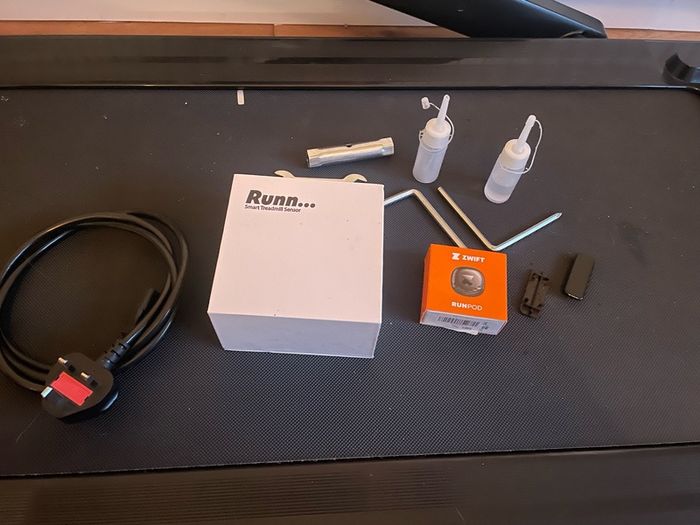 Mobvoi Home Folding Motorised Treadmill with Runn treadmill sensor and Zwift Run-pod included