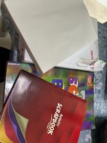 free scrap books & a4 paper