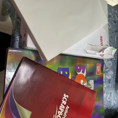 free scrap books & a4 paper