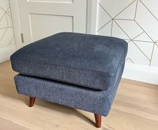 Square Pouffe - Blue EZ Living