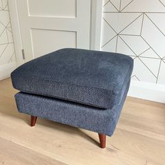 Square Pouffe - Blue EZ Living