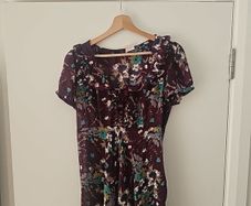 Vintage Style Sheer Dress