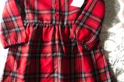 New Tartan Baby Dress