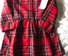 New Tartan Baby Dress