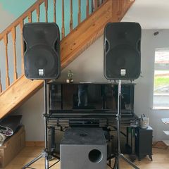 DJ PA system & lights