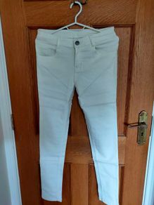 white jeans