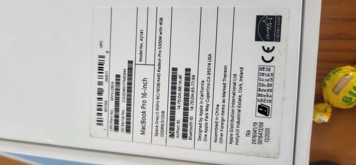 Macbook Pro 16 inch