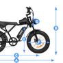YVY C20 LITE 1200W Fat Tire Electric Bike Image 2