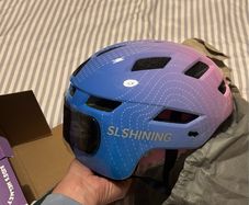 kids LED helmet with display - NEW