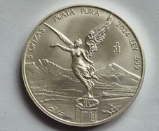 2024 5 oz Mexican Libertad Silver Bullion Coins