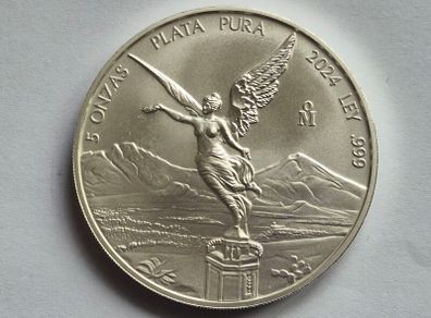 2024 5 oz Mexican Libertad Silver Bullion Coins