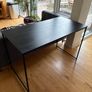 Black JYSK Office Desk (Excellent Condition) Image 2