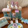 Sylvanian Families Bundle - Floating Cloud Rainbow Train & Milk Rabbit Triplets Image 5
