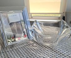 Galway Crystal Bowl and Photo frame