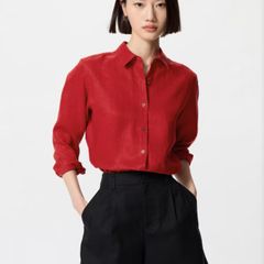 Uniqlo 100% Premium Linen Shirt brand new