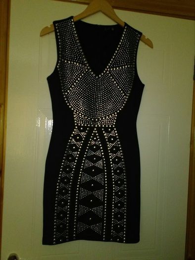 Beautiful black studded drrss