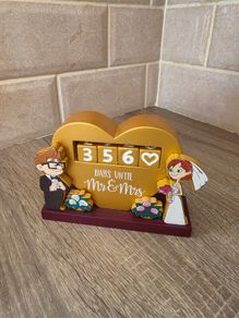 Disney UP wedding countdown