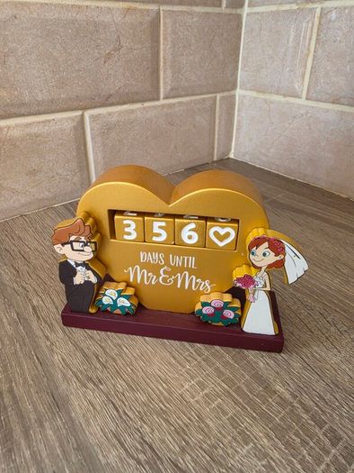 Disney UP wedding countdown