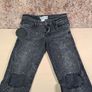 mens Siksilk jeans washed black bust knee riot denim Size Small W 30 L 34 Image 5